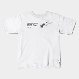 Chrome Dino Kids T-Shirt